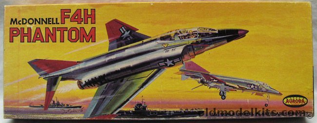 Aurora 1/48 McDonnell F-4H Phantom II, 394-250 plastic model kit